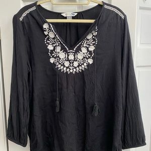 Embroidered top